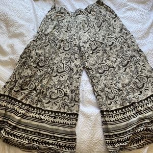 Boho Wide Legged Crop Pants